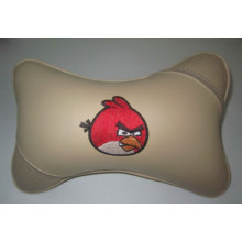 PU Car Neck Pillow with Embroidery Picture or Logo